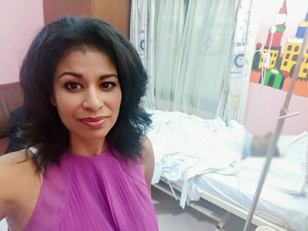 Julie Gichuru’s youngest son discharged from hospital after short illness
