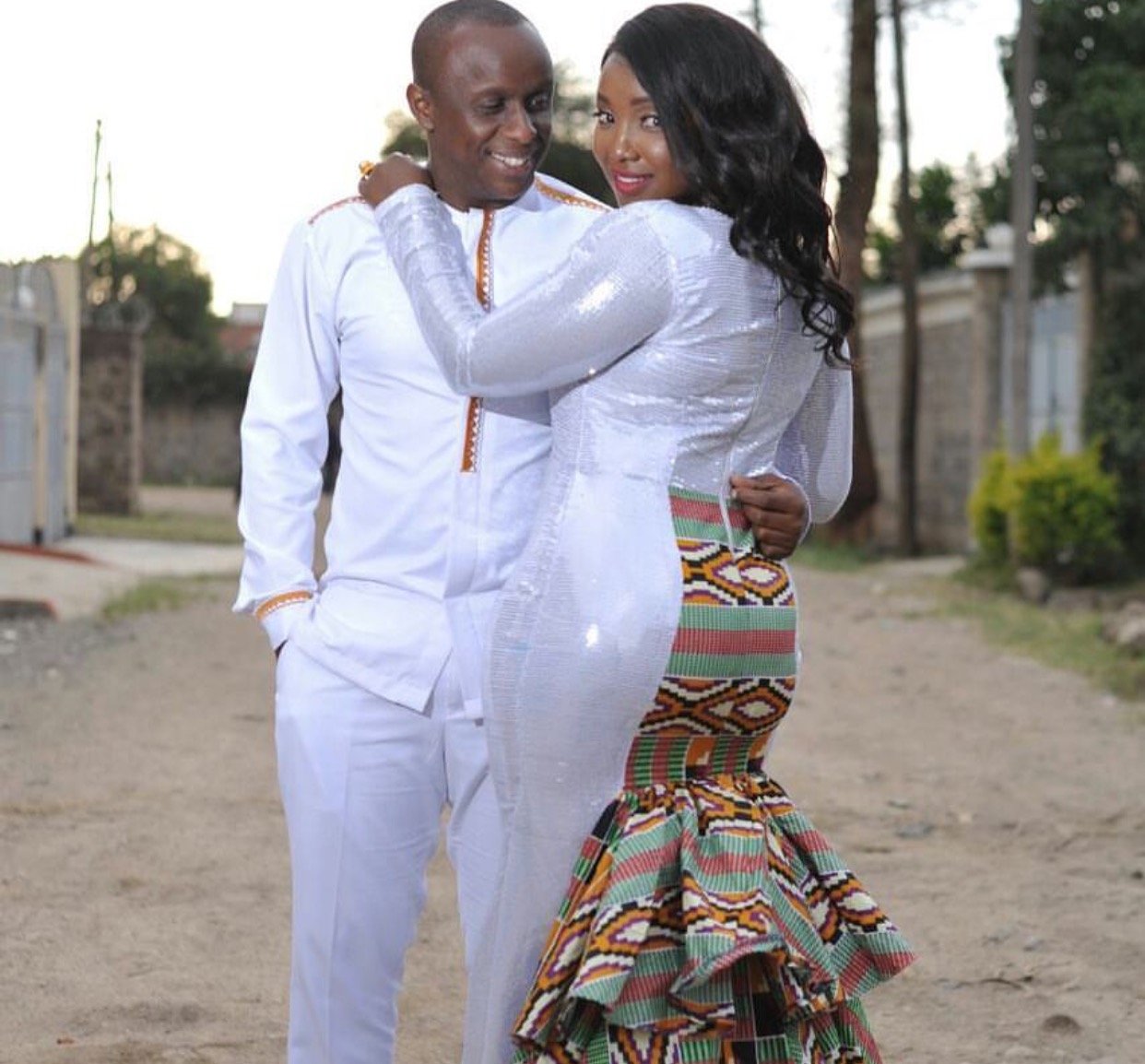 Officially off the market! Actress Catherine Kamau and the love of her life hold a traditional wedding (Photos)