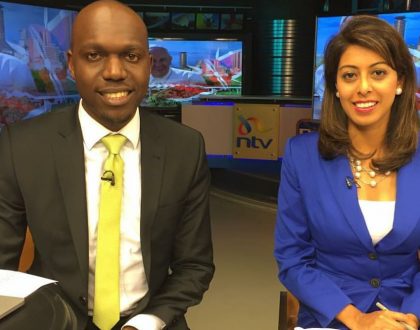 Prolonged tallying of election results takes its toll on Larry Madowo and Smriti Vidyarthi (Photos)