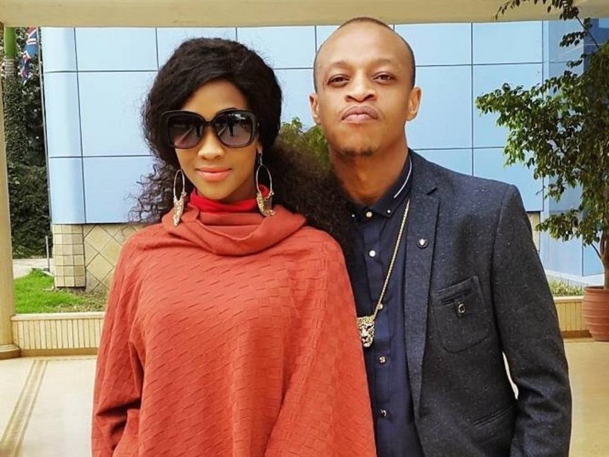Prezzo finally gets rid of Michelle Yola’s name tattoo on his skin after vicious fight with her (Photos)