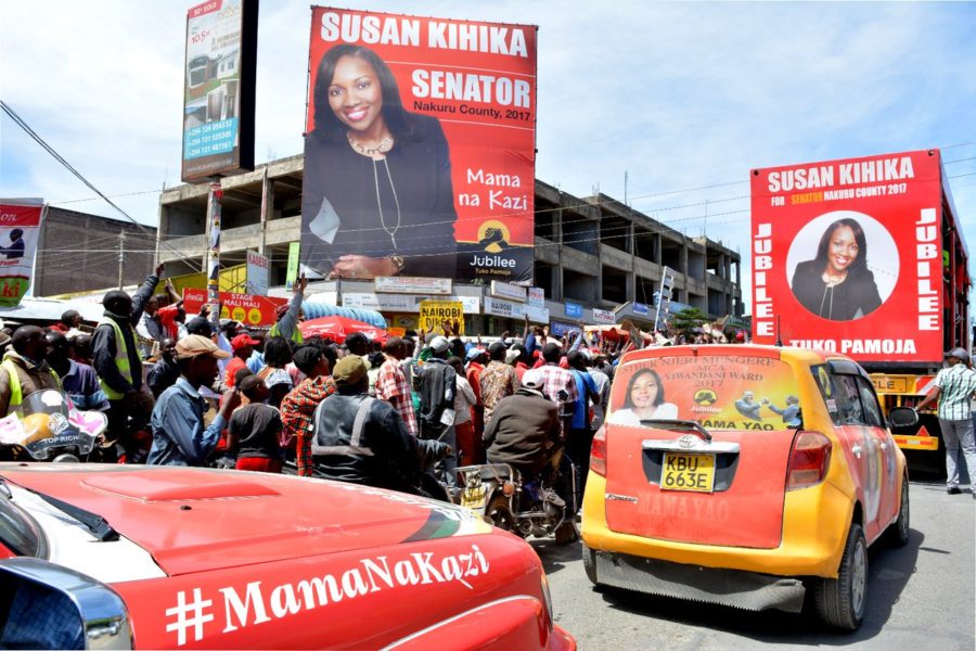Prezzo endorses pretty Jubilee candidate whose well-oiled campaign caused jitters