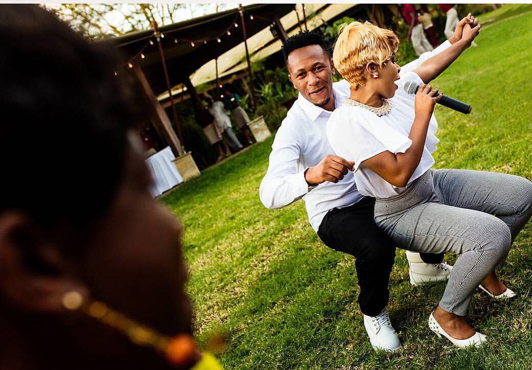 “Baby of all rich people and handsome men you chose me” DJ Mo spoils Size 8 with love on their 4th marriage anniversary