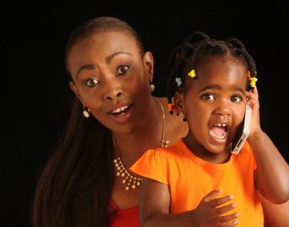 Caroline Mutoko and daughter