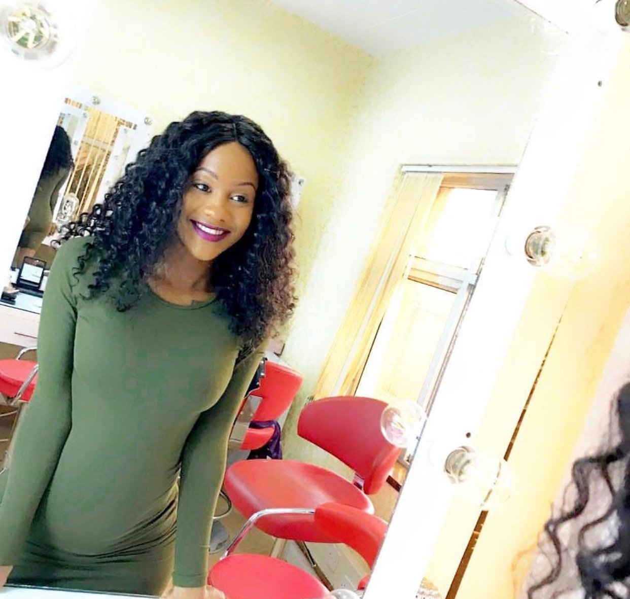 Baby onboard: Prezzo’s ex girlfriend flaunts her growing baby bump for the first time