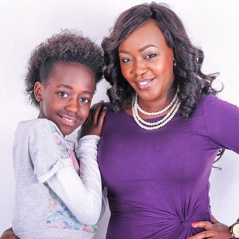 TerryAnne Chebet with her adorable daughter