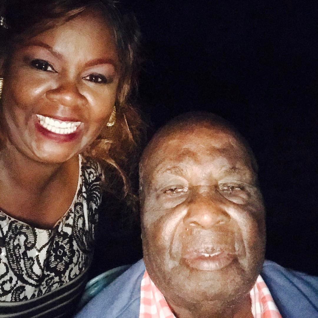Kathy Kiuna with her grandfather
