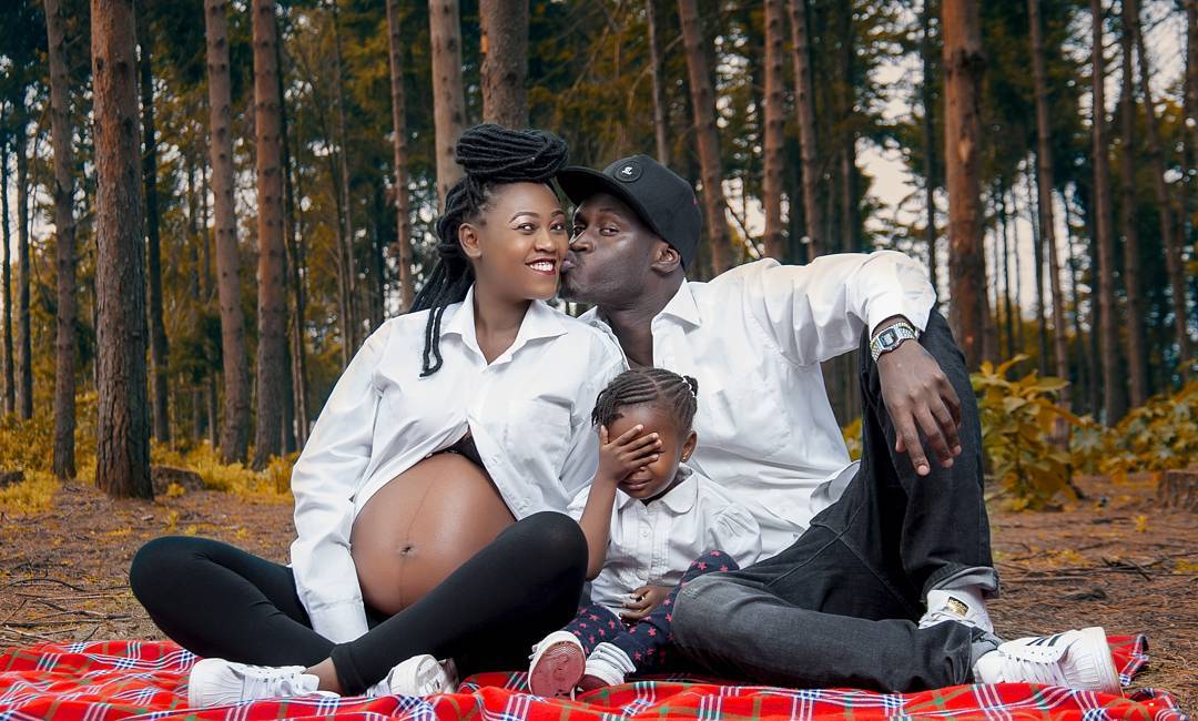 King Kaka with his pregnant wife