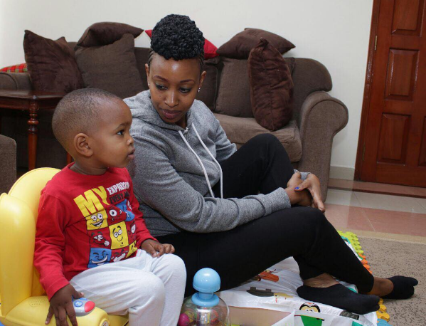 Janet Mbugua pours out her heart to eldest son, Huru as he turns 6 years