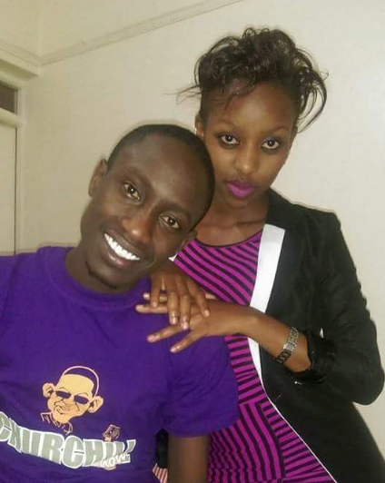 Njoro with his wife