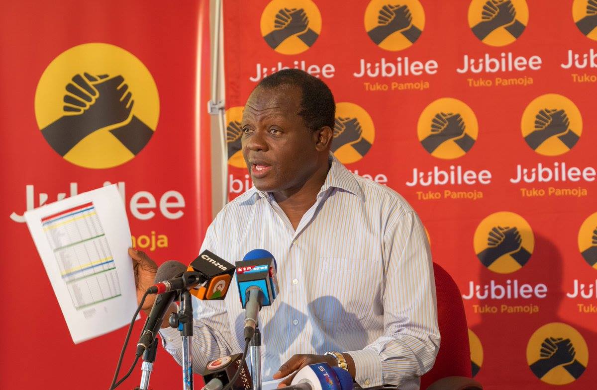 Raphael Tuju’s reaction to Moses Kuria’s bid to launch manhunt for Kiambu voters who voted for Raila