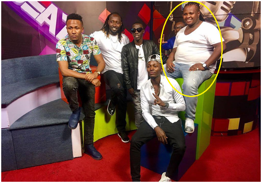 Netizens demand DK Kwenye Beat to hit the gym as his protruding belly embarrasses him during an interview in Uganda
