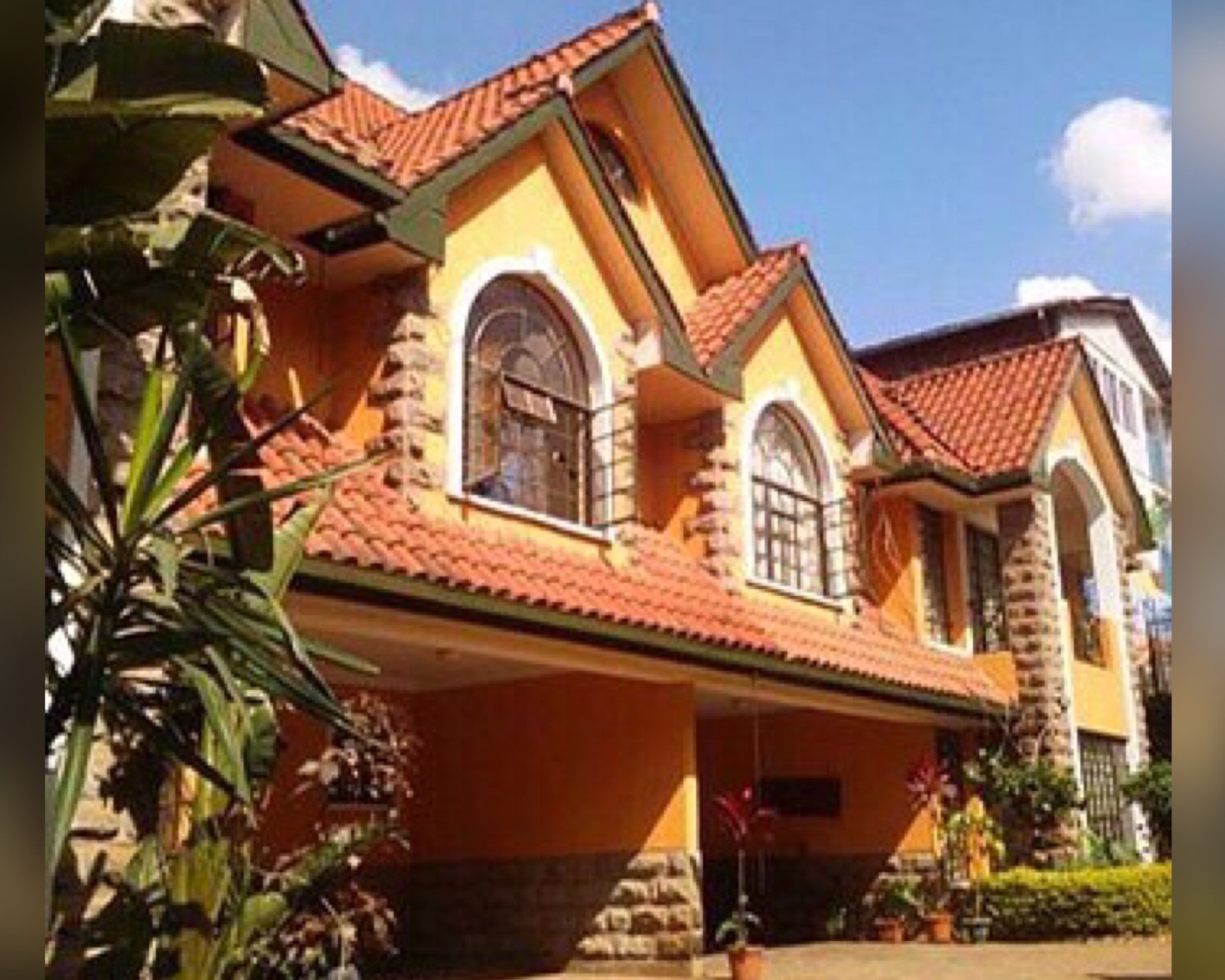 The mansion Dennis oliech bought hi mother
