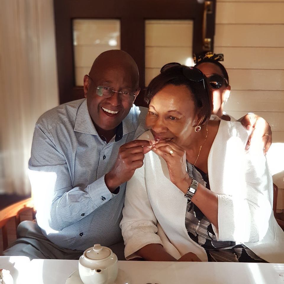 Janet Mbugua's parents