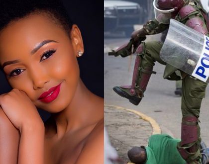 “They should let their bodies get eaten by dogs” Huddah Monroe gets insensitive as she mentions what should happen to those young men dying during demonstrations!