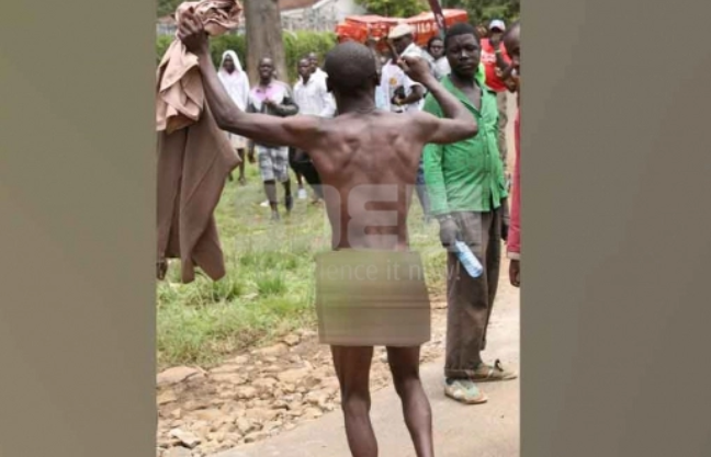 Man stripes naked to bewitch some IEBC officials