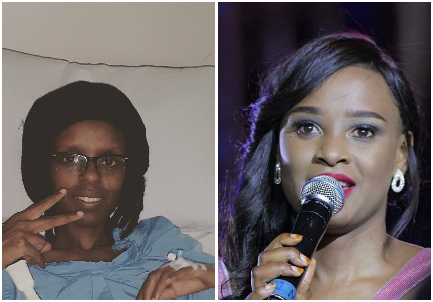 Kanze Dena pours her heart out to Njambi Koikai as she is admitted in hospital again after her right lung collapsed