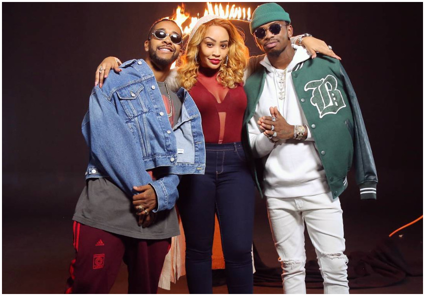 Diamond shoots video for his new collabo with American crooner Omarion