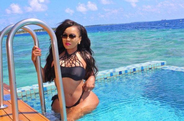 Is Vera Sidika staying at Floyd Mayweather’s house in Beverley Hills?  (Photos)