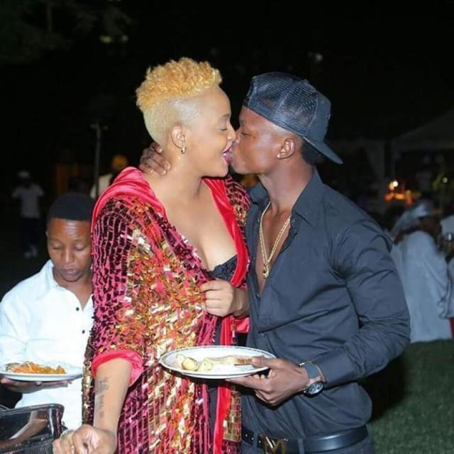 Wasafi Record’s singer Harmonize photographed kissing his new girlfriend, but this is why fans think he is a horrible kisser (Photo)