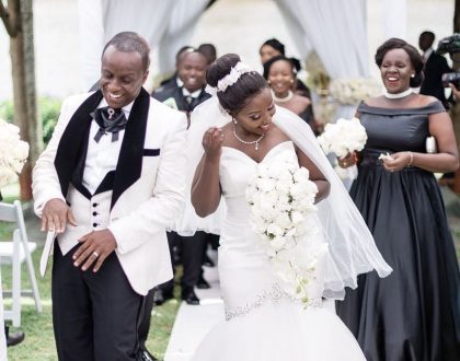 Catherine Kamau weds Phil Karanja
