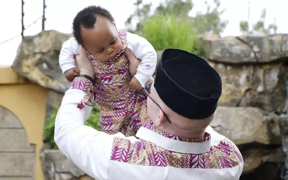 Adorable: After losing 2 of their triplets, Senator Isaac Mwaura and wife show off their cute son