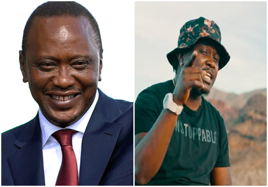 Uhuru Kenyatta throws his weight behind Nyashinski