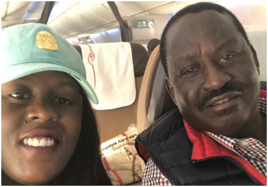 Raila finally touches down at JKIA as his supporters engage police in running battles (Photos)