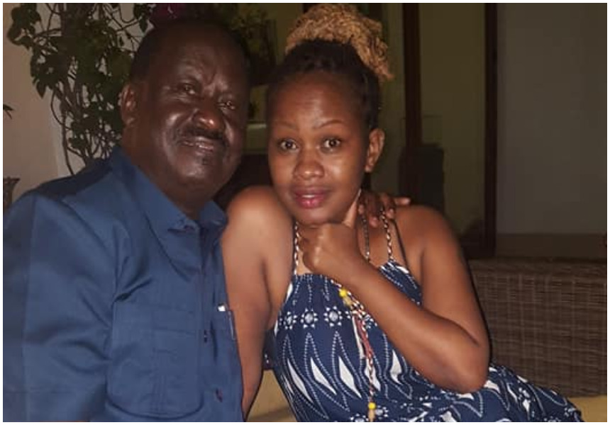 “You just landed me a huge deal” Pretty lady seen in viral photos with Raila thanks Kenyans for publicity