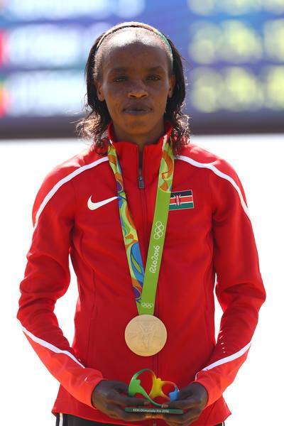 Kenyan athlete Jemima Sumsong