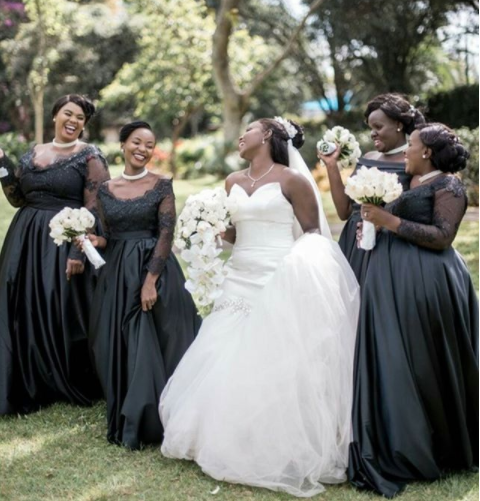 Check out Catherine Kamau’s gorgeous wedding gown