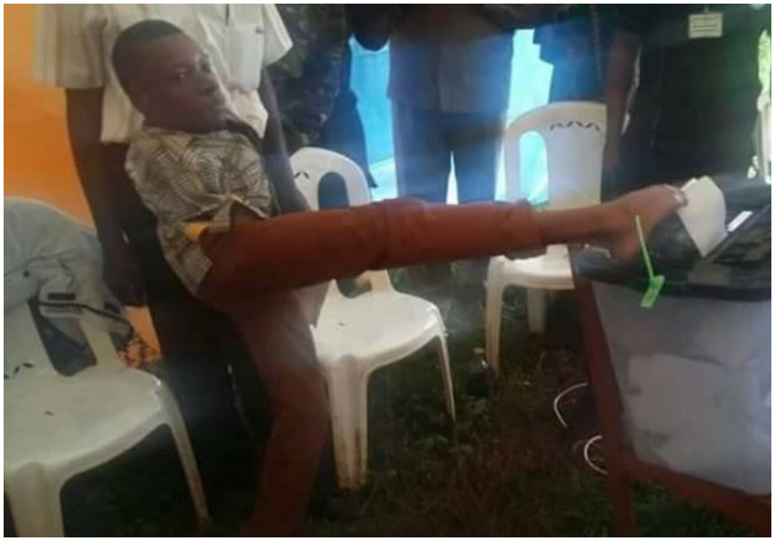 21-year-old disabled voter gets 3 million early Christmas present from president Uhuru (Photos)