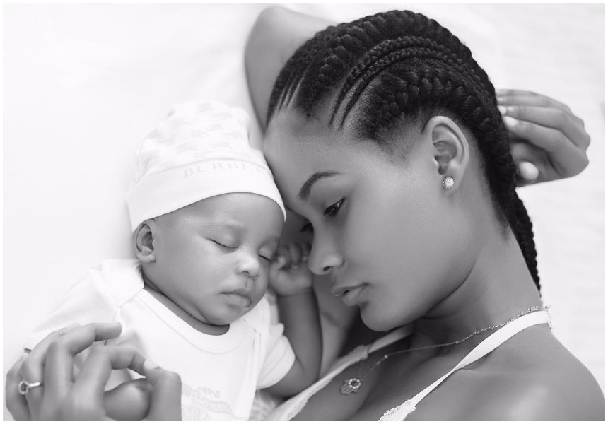 Hamisa Mobetto responds after she’s accused of dumping her son on her mother and giving up on breastfeeding him