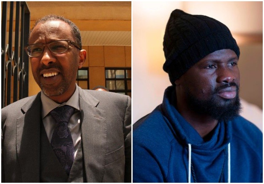 Uhuru’s lawyer Ahmednasir Abdullahi‏ offers to help Arsenal ex player Emmanuel Eboue who has been reduced to a beggar by ex wife