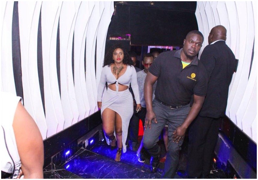 Pierra Makena leaves no room for imagination as she flaunts her sexy figure and flat belly at X/S Millionaires Club