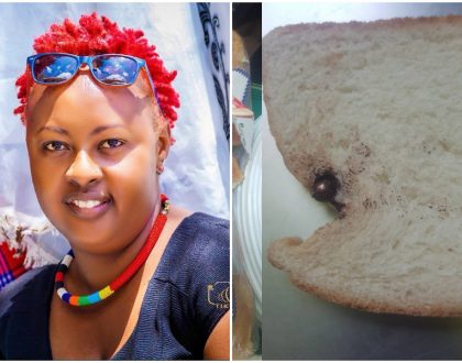 Festive bread apologizes to Machachari's actress Mama Baha after she found something bizarre in a loaf of bread she bought