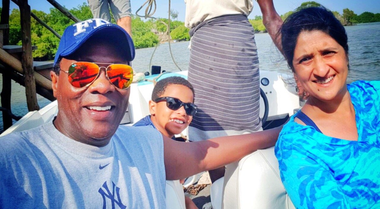 Jeff Koinange enjoying his holiday in Malindi with his young family, meet his wife and handsome son (Photos)