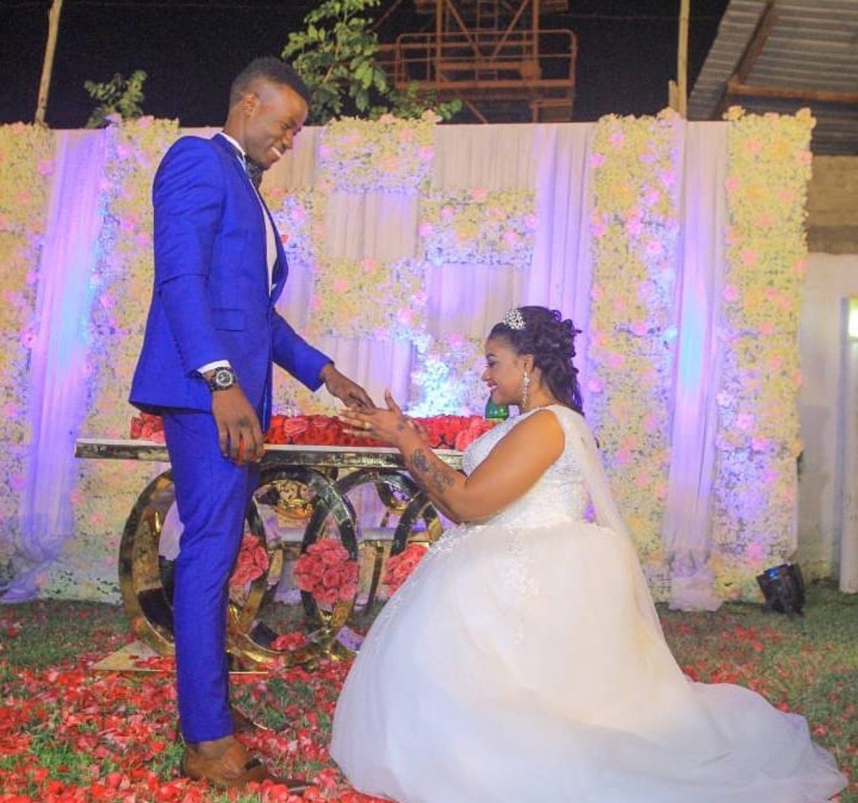 Despite her struggling grammar singer Shilole weds her handsome young man in lavish wedding (Photos)