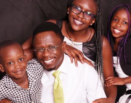 Daddy goals! Adorable photos of Ababu Namwamba spending quality time with his kids