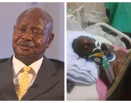 President Museveni contributes 30 million to medical bill of Mowzey Radio who was beaten into a coma