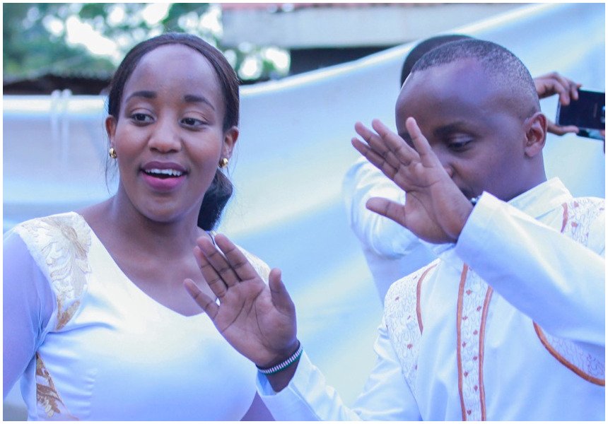 The last celebrity wedding of 2017: K24’s Nancy Onyancha weds Job Mwaura (Photos)