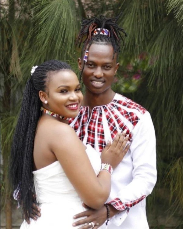 Gospel singer L Jay Maasai shares photos from his secret wedding with his lovely wife