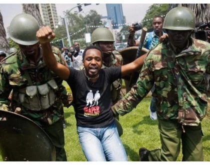 "My wife is the fire that keeps me going" Boniface Mwangi shows Kenyans his romantic side!