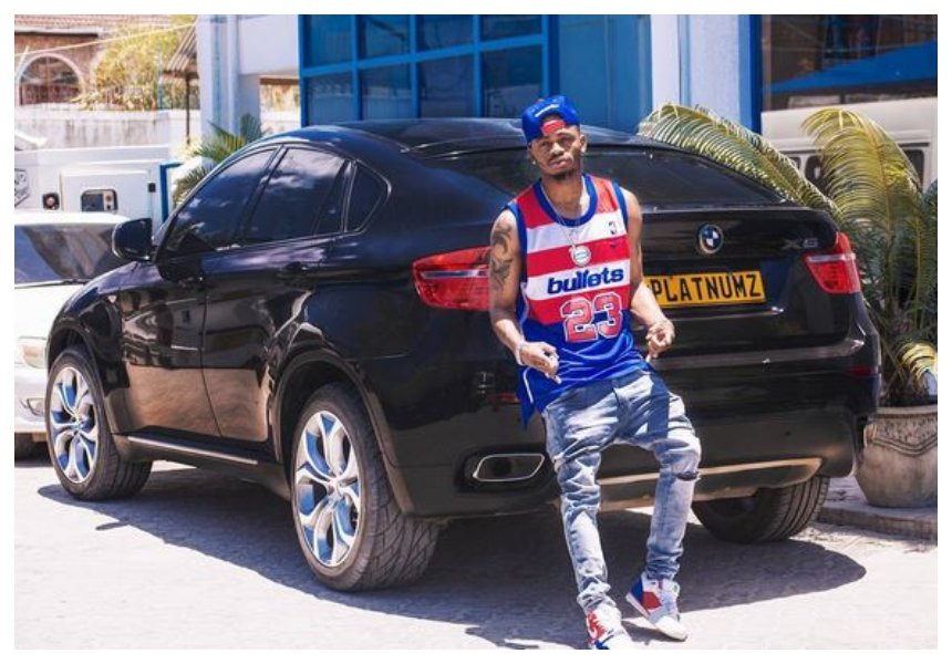 Diamond Platnumz gives his expensive BMW X6 a new look