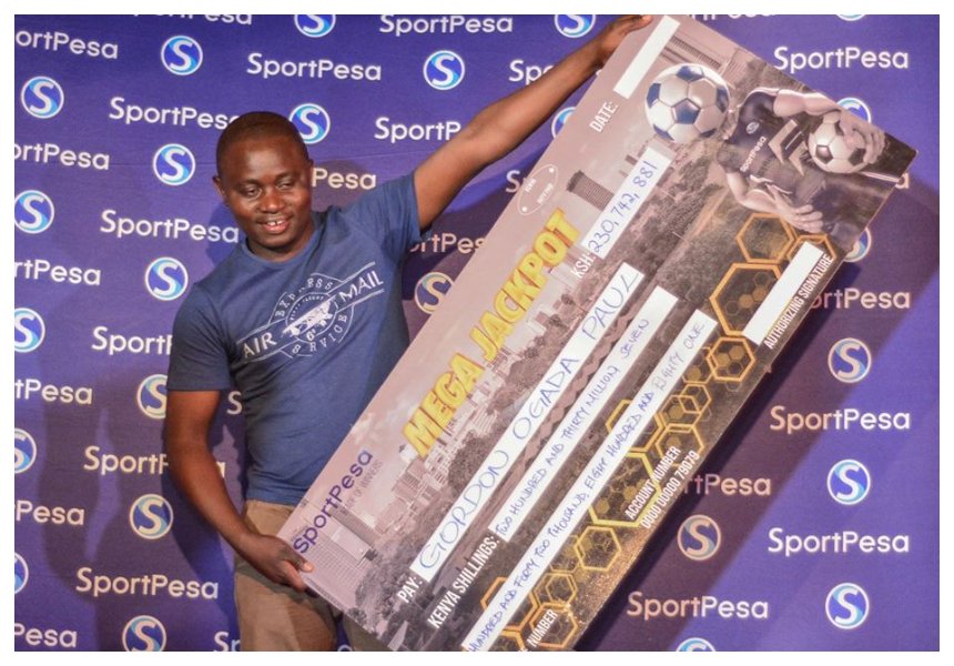 5 things you need to know about Kes 230 million SportPesa mega jackpot winner Gordon Ogada