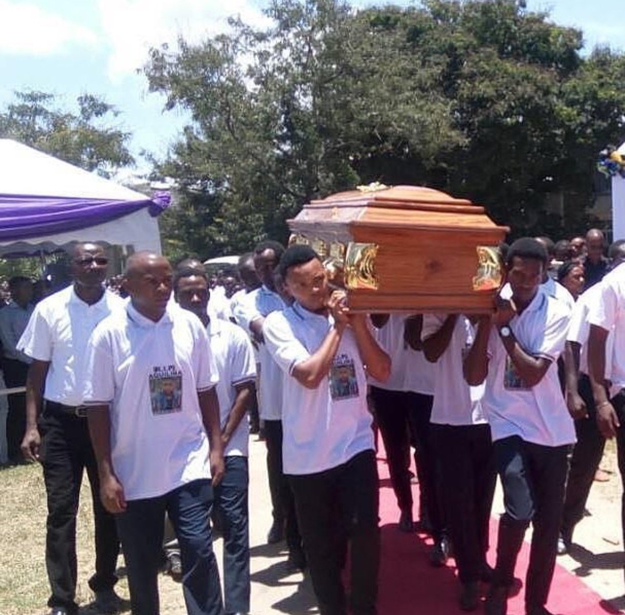 University student Akwilina Akwilini shot dead by a police man finally laid to rest