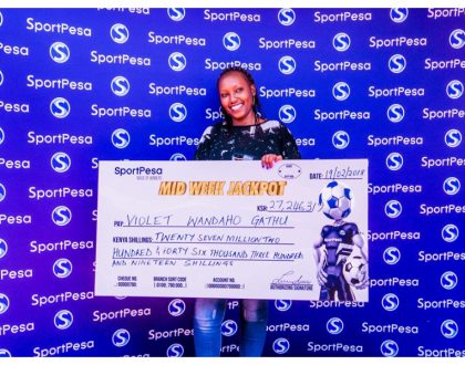 Nakuru eye candy wins Kes 27 million SportPesa jackpot
