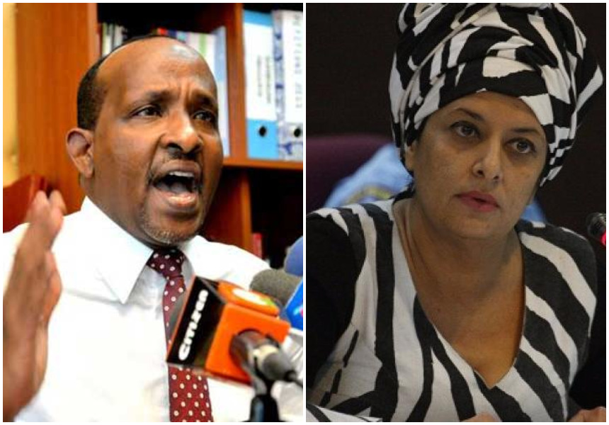 “Hiding inside my skirts using me as a punching bag” Nazlin Umar assures Duale he’s yet to see the devil in her