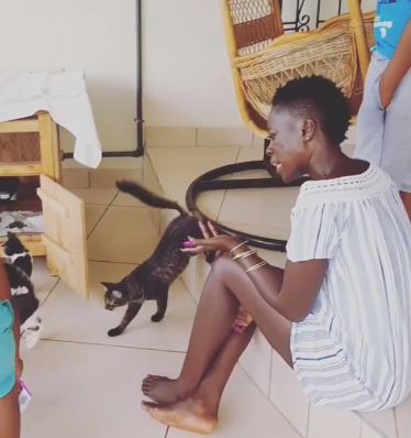 Sick Akothee uses her cats to give example on how you should treat anyone who terrorizes you 