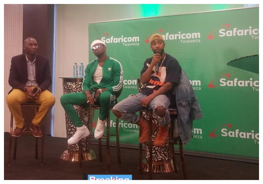Diamond flies in Omarion ahead of his album launch in Nairobi (Photos)