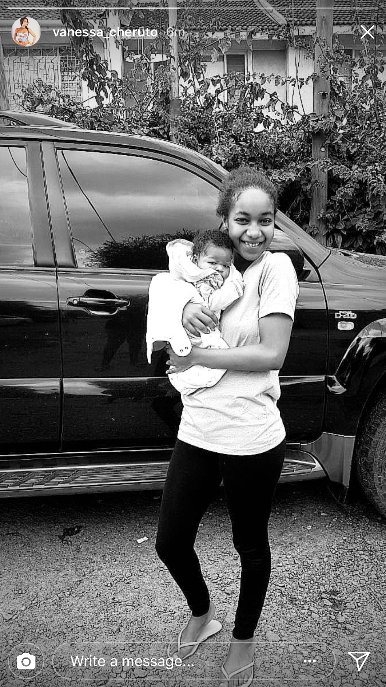 vanessa chettle and her first daughter